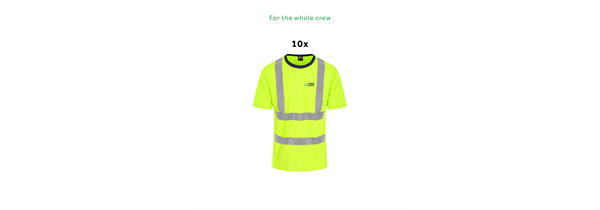 10x PRO RTX High Visibility T-Shirt Bundle