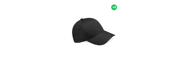 6x Baseball Caps