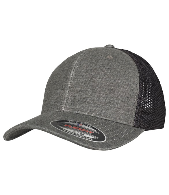 Retro trucker melange cap (6511M)