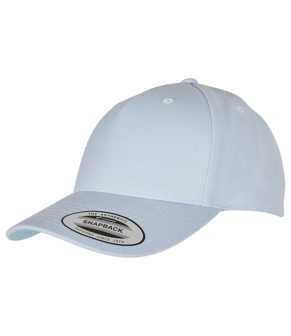 YP classics 5-panel premium curved visor snapback cap (5789M)