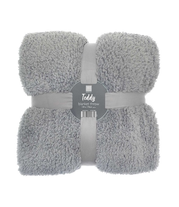The Ribbon teddy bear fabric throw