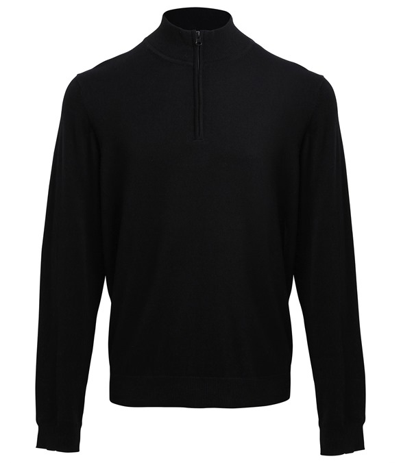 ? zip knitted sweater