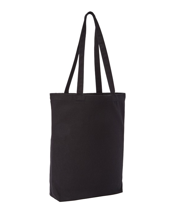 Recycled premium canvas ?flat base? shopper