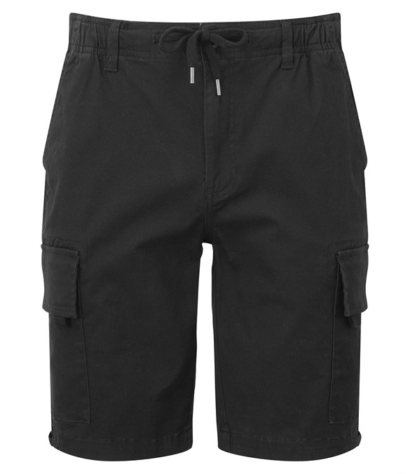 Men?s drawstring cargo utility shorts