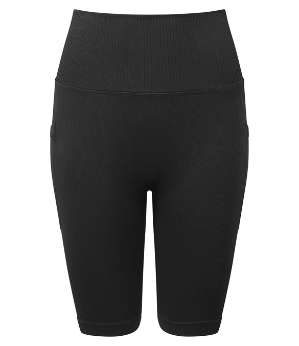 Women?s TriDri? ribbed seamless &#39;3D Fit&#39; cycle shorts