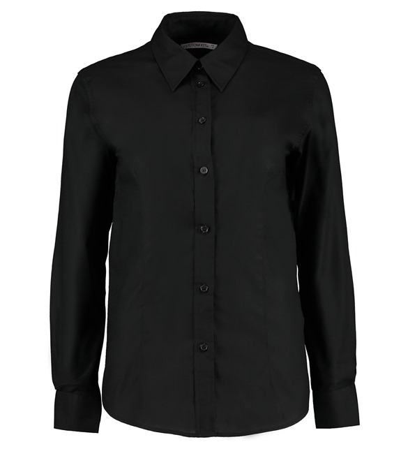 Women&#39;s workplace Oxford blouse long-sleeved (tailored fit)