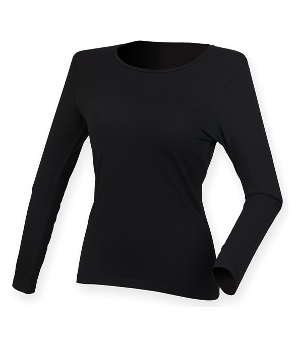 Women&#39;s feel good long sleeved stretch t-shirt