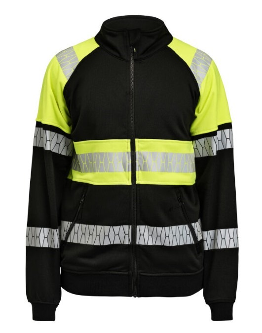 Sweatshirt Full-Zip Hi-Vis
