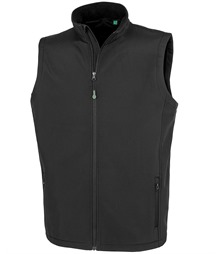 Men's recycled 2-layer printable softshell bodywarmer