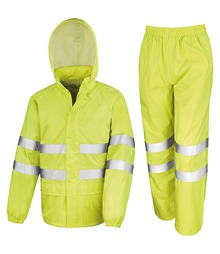 High-viz waterproof suit