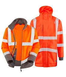 CLOVELLY + HARTLAND Leo 3-in-1 Anorak + Fleece Jacket