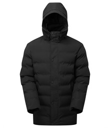 Recycled bonded longline padded jacket