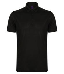 Stretch polo shirt with wicking finish (slim fit)