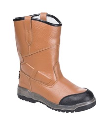 Steel Action Leather Rigger Boot S3 CI SRC