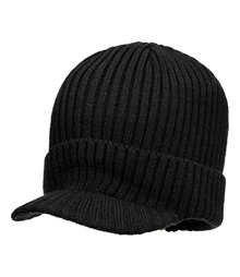 Beanie Hat with Peak