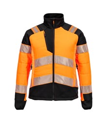 PW3 Hi-Vis Women's Hybrid Baffle Jacket