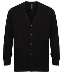 V-button cardigan