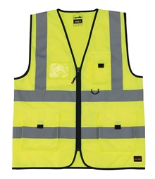 High-visibility technical vest