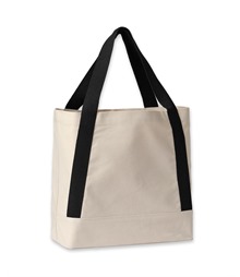 Dakota recycled contrast strap tote