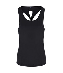 Women's TriDri? yoga knot vest